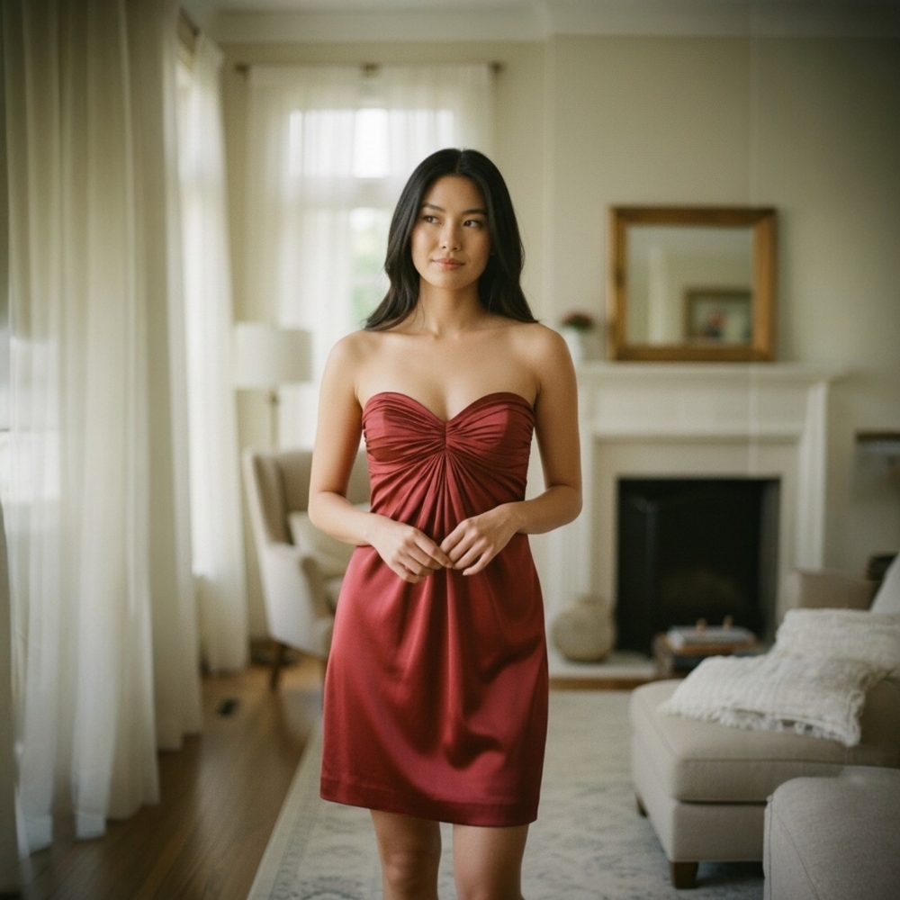 NWT New Laundry By Design Strapless Dress 2 petite